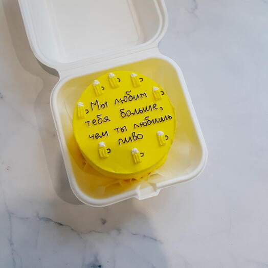 Бенто торт пиво