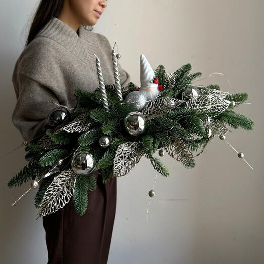 Композиция "В серебряных оттенках"