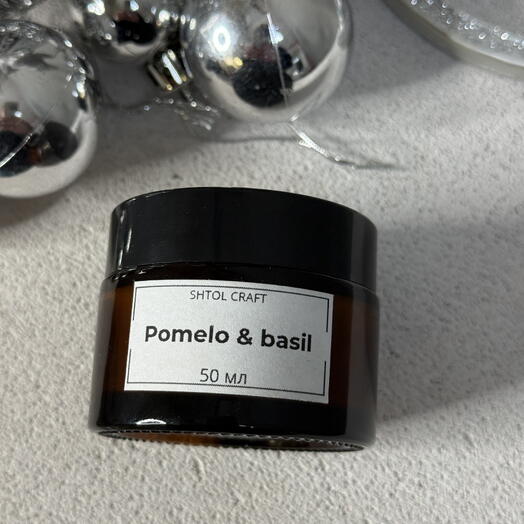 Аромасвеча «Pomelo basil» / свечи Уфа с доставкой