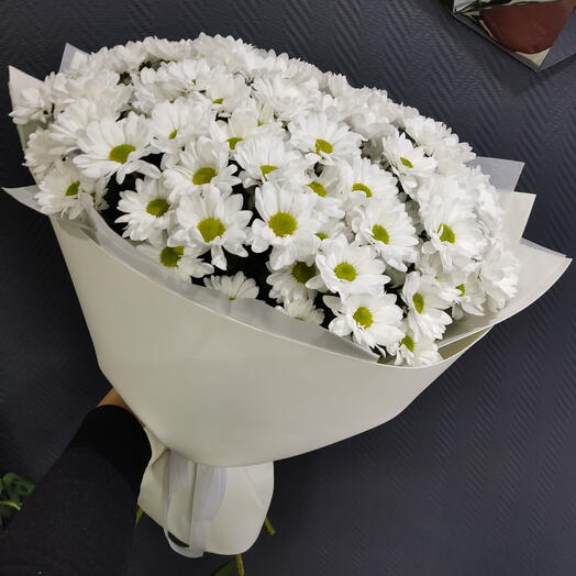 Большой букет ромашек 🌸 15 веток