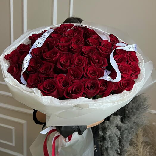 Букет из 51 красной розы