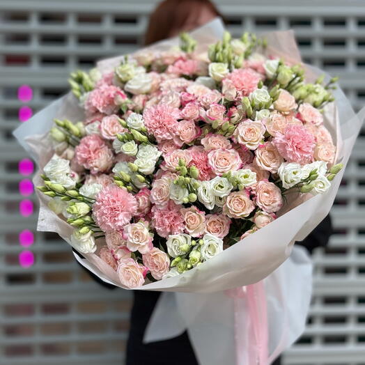 ВАУ букет «розовое облако»