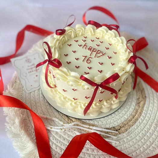 Торт в стиле ламбет(рюши) 1кг