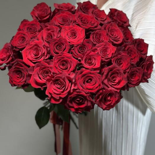 Букет красных роз🌹