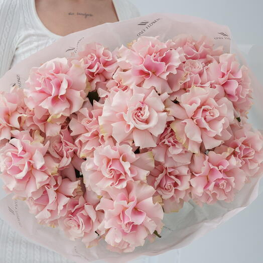 Wow-Букет из 25 французских роз Pink Mondial