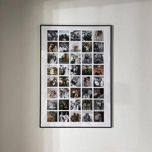 Постер с фотографиями А2