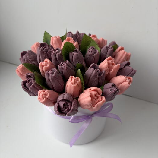 Тюльпаны шоколадные