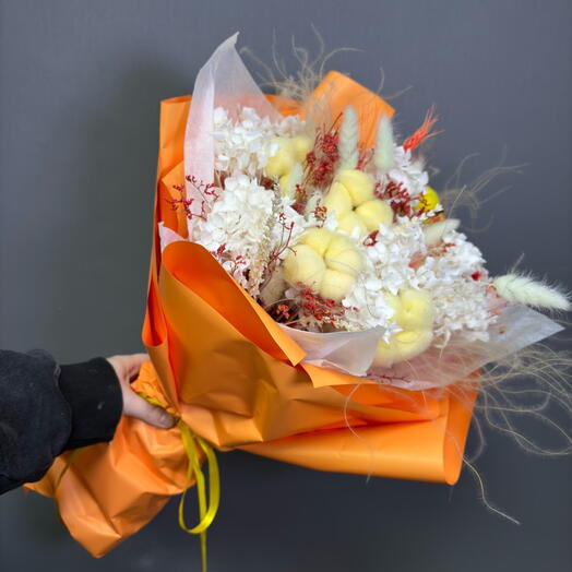 Букет с стабилизированными цветами