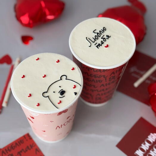Бенто торт в стакане, cake to go