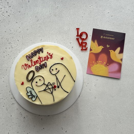 Бенто торт «happy Valentine s Day»