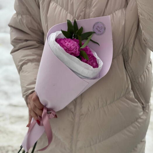 Корпаративный букет от 5 шт 🌷Букет малиновых диантусов 💜Диантус