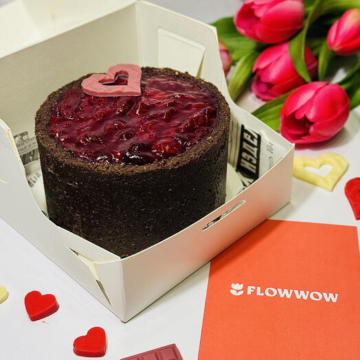 ♥️Бенто Чизкейк "Вишня - Кокос". Порционный десерт на 14 февраля. День всех влюбленных. Для второй половинки🫰🏼