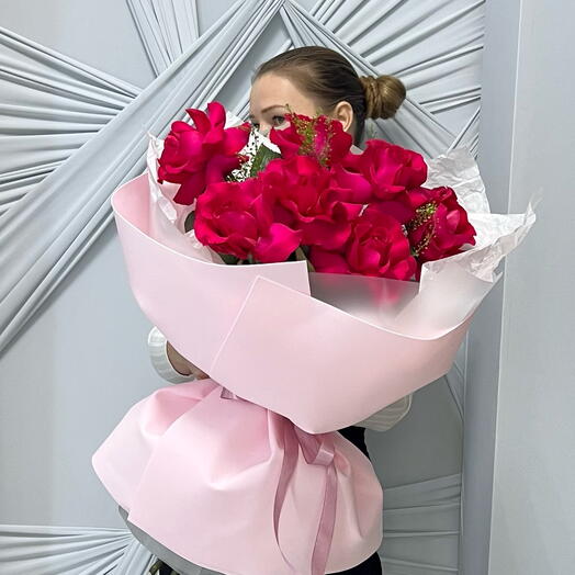 Букет из ажурных роз