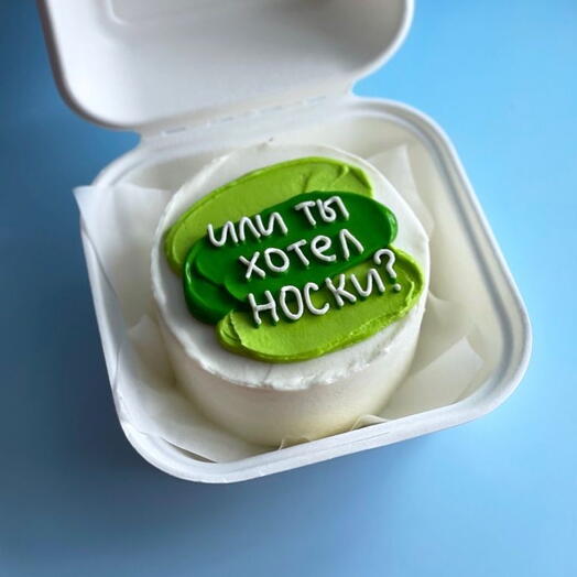 Бенто торт "Носки"