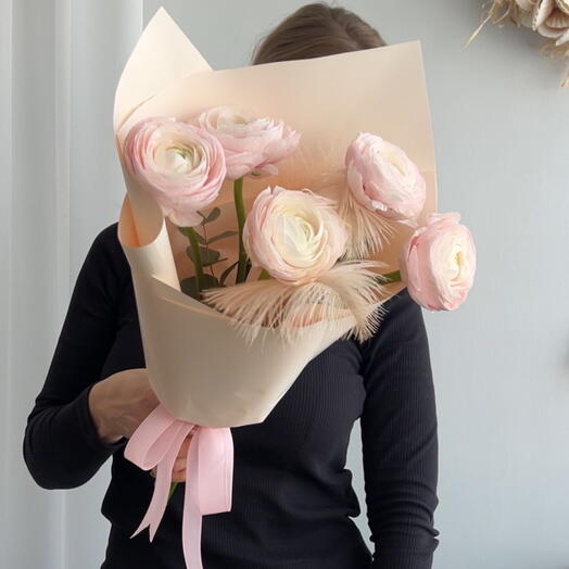 Pink ranunculus