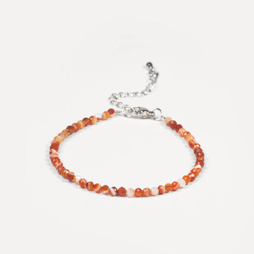 Браслет Ирис Сердолик Rh+ 17 см (BRA1160)