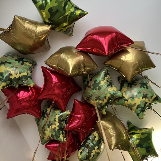 Шары под потолок звезды