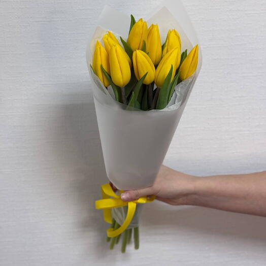 Букет из 9 тюльпанов