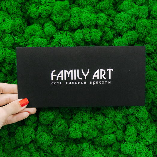 Сертификат на услуги в салон красоты Familyart 20000р
