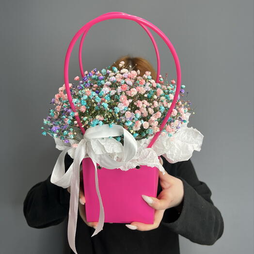 Сумочка с гипсофилой