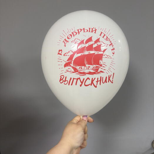 Шарик « В добрый путь выпускник»