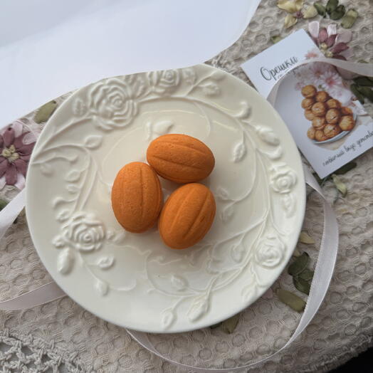 Орешки со сгущенным молоком+ апельсиновый конфитюр