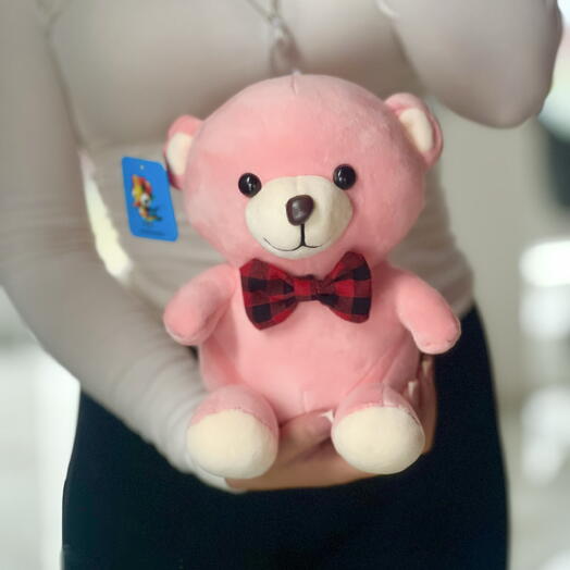 Игрушка медвежонок розовый