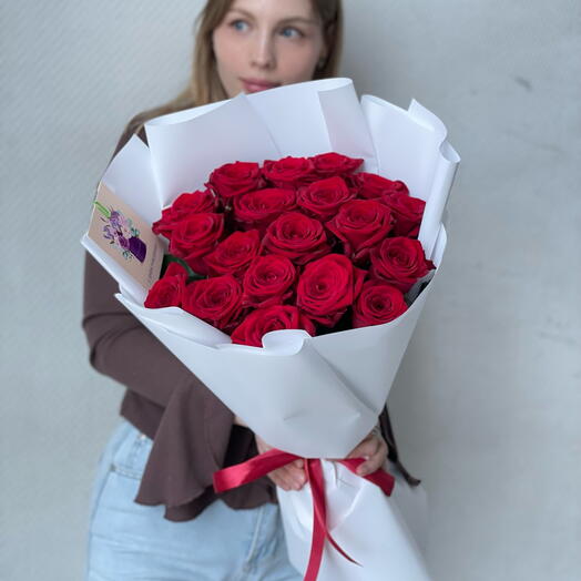 Букет красных роз, Ред Наоми, арт 19 Flower Perfect