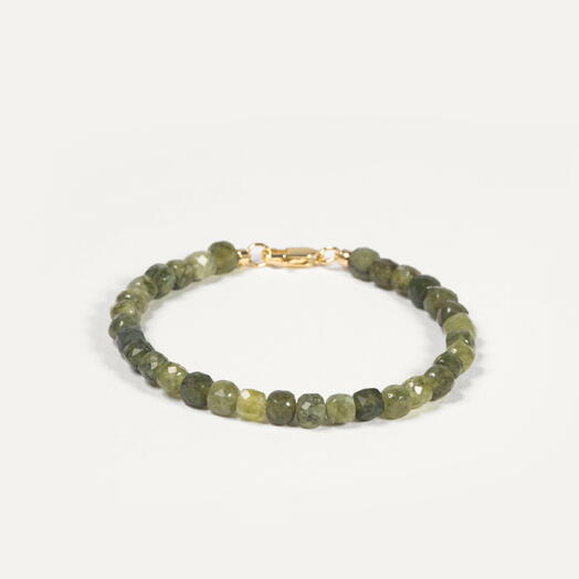 Браслет Хойя Зеленый турмалин 14K 19 см (BRA1116)