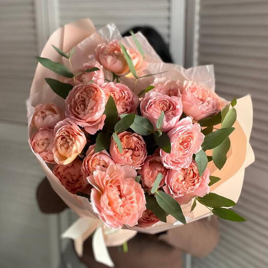 Букет «Нежный пионовидный» 🌸
