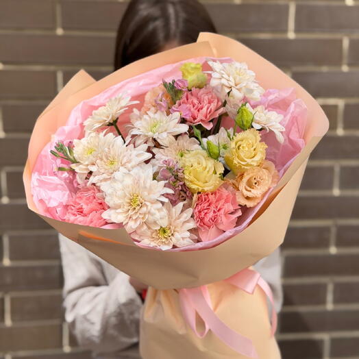 Персиковый букет
