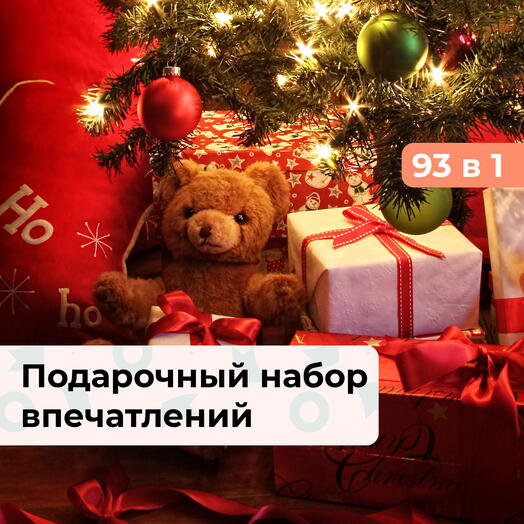 93 в 1 С Новым годом! Подарочный набор впечатлений