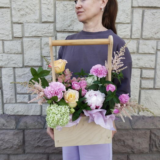 Композиция в ящике