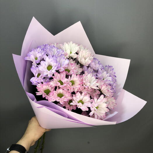Нежный букет ромашковых хризантем🌸🌺🩷