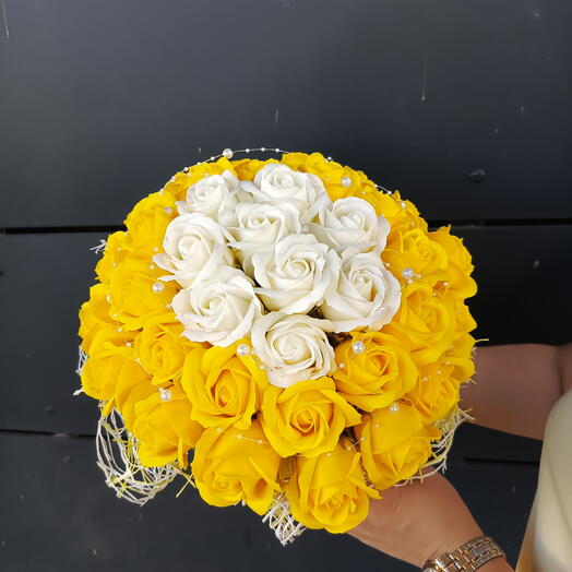 Букет из мыльных роз для неё 💐