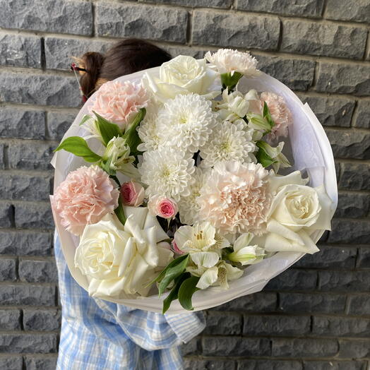 Милый белый букет 💐