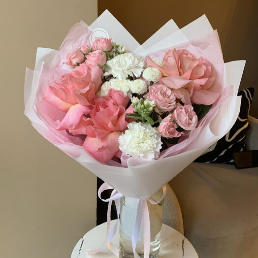 Букет «Розовое кружево»🌸