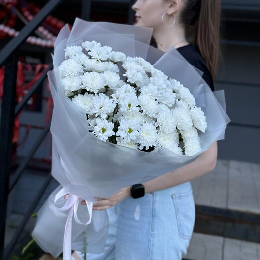 Микс из 9 хризантем