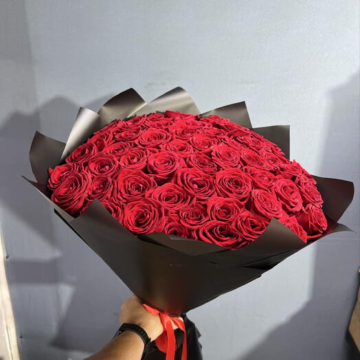 🌹КЛАССИКА 51 КРУПНАЯ КРАСНАЯ РОЗА🌹