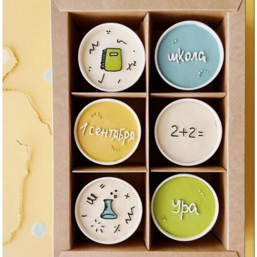 Набор mini cake to go 6шт на 1 сентября