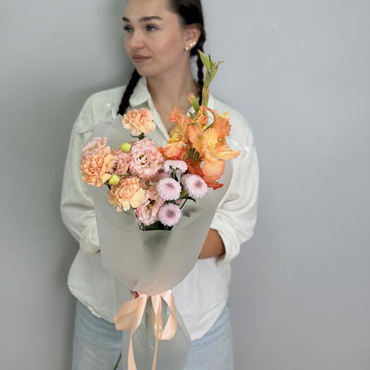 Букет комплимент в школу
