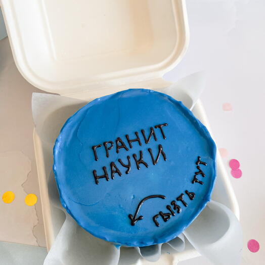 Бенто- торт « гранит науки» подарок на 1 сентября