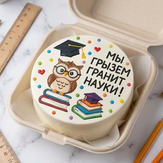 Бенто торт 10 см к 1 сентября