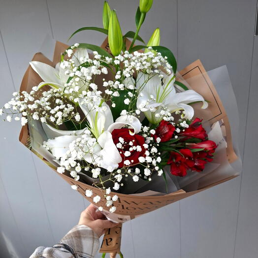 Букет с лилией🌸
