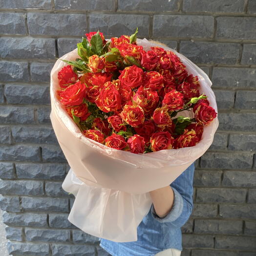 Кустовые розы 🥰 15 веточек 🌸