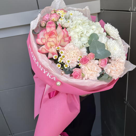 Розовый букет барби 🌸