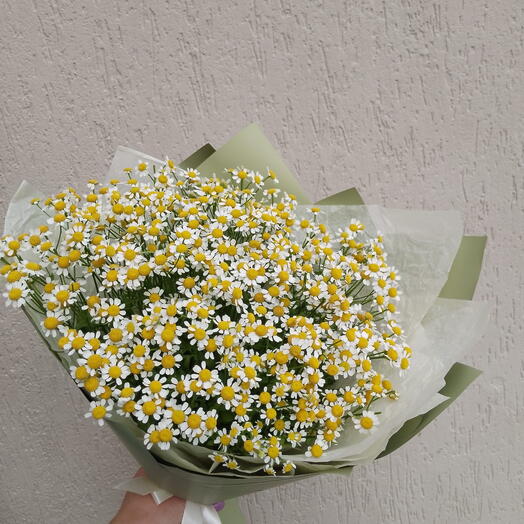 Букет с ромашками