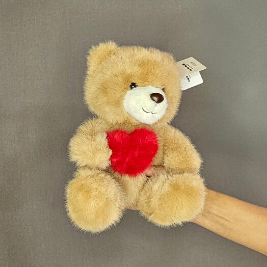 Мишка Love коричневый