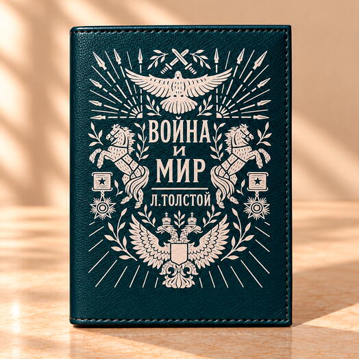 Сумка коробка Лев Толстой «Война и мир»