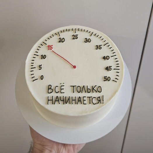 Бенто торт на день рождения 15 лет спидометр. Все только начинается